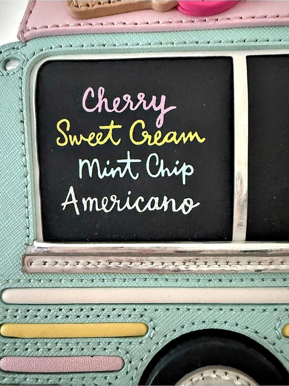 kate spade new york Flavor of the Month Ice Cream Truck Crossbody Green & Pink - Picture 7 of 10